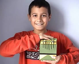 boy with hairpin kalimba